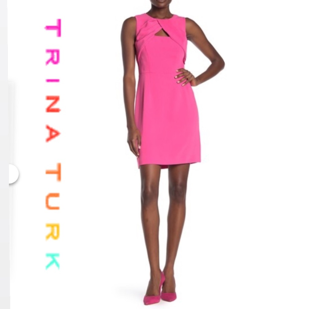 Trina Turk key hole dress NWT